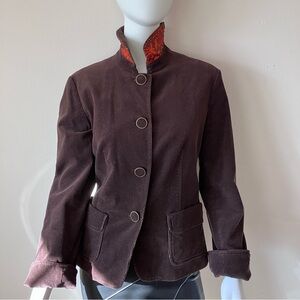 EUC Talbots brown corduroy blazer